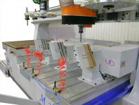 CNC a ponte fisso e tavole mobili